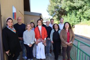 El equipo del proyecto visita la residencia de larga estadía para adultos mayores (ELEAM) de Playa Ancha en Valparaíso