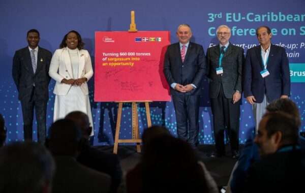 La Unión Europea y el Caribe abordan la crisis del sargazo