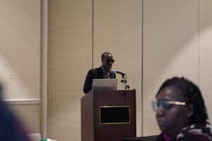 Intervención durante la conferencia 